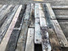 Partida de madera antigua de vagón de tren.