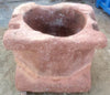 Brocal de pozo piedra roja.