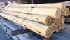 Vigas de madera redondas 4,5 metros largo.