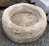 Pilón de piedra redondo 46 cm diámetro