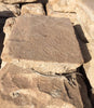 Losa de piedra irregular rojiza