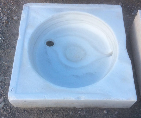 Lavabo antiguo de mármol 52 x 52