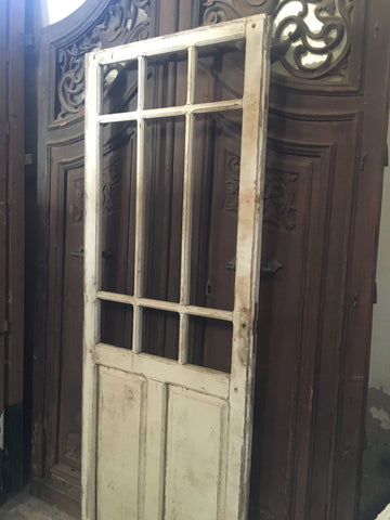 Puerta cristalera de madera antiguas