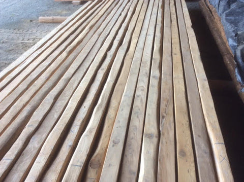 Vigas de madera recuperadas