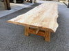 Mesa grande madera al natural.