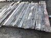 Partida de madera antigua de vagón de tren.