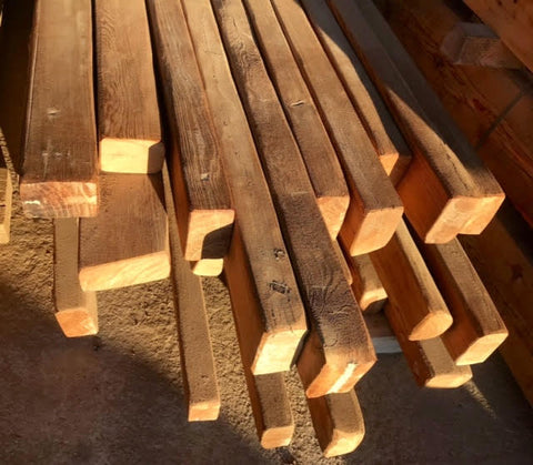 Tablones de madera de pino