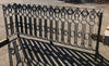 Balcones de hierro modernistas.