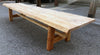 Mesa grande madera al natural.