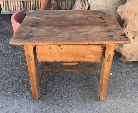 Mesa de cocina antigua 61 x 44 cm