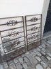 Rejas de hierro art-deco de 60 alto x 1,05.