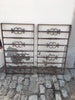 Rejas de hierro art-deco de 60 alto x 1,05.