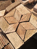 Estrella de barro artesanal 50 x 50 x 5 cm.