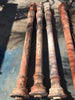 Columnas de fundición antiguas.