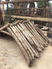 Cerchas de madera antiguas.