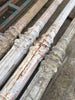 Columnas de hierro de fundición antiguas.
