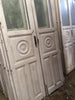 Puertas de interior de dos hojas con cristal.