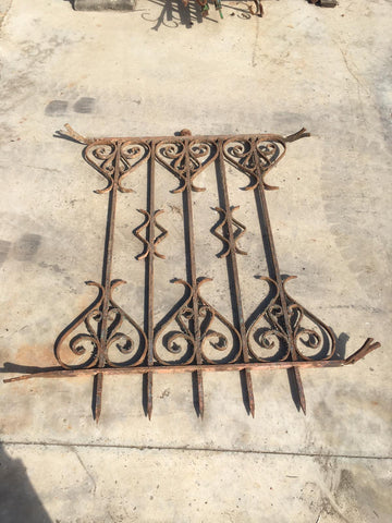 Rejas de hierro de 1,24 alto x 90 cm