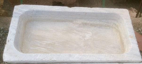 Lavabo de mármol 94 x 50 cm