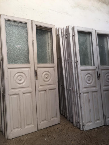 Puertas de interior de dos hojas con cristal