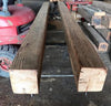 Vigas viejas de madera.