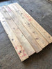 Tablones de madera antiguos de molino