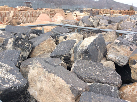 Adoquines de basalto antiguos
