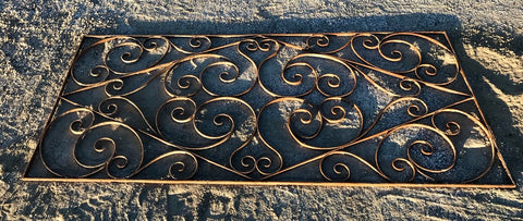 Tragaluz de hierro recuperado