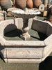 Fuente de piedra travertino. 