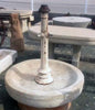 Fuente de piedra reciclada.