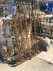 Rejas de hierro de 1,24 alto x 90 cm.