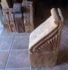Ménsulas de madera.