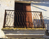 Balcón antiguo de forja de 1,90.