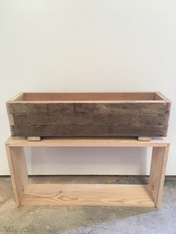 Jardineras de madera recuperada